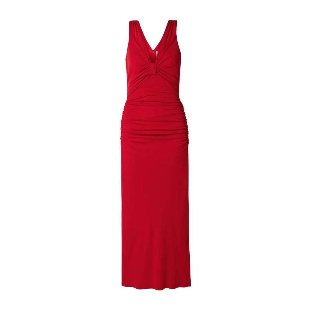 Carolina Herrera - Ruched Stretch-Jersey Maxi Dress - M